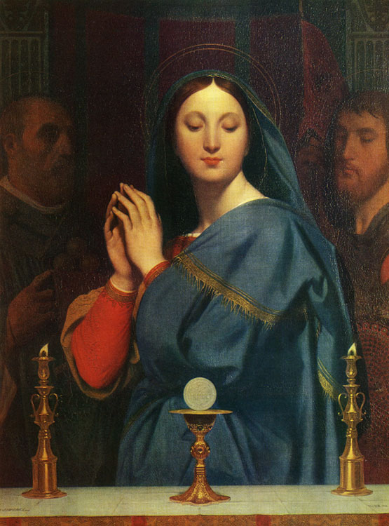 100 THE VIRGIN ADORING THE EUCHARIST. 1841