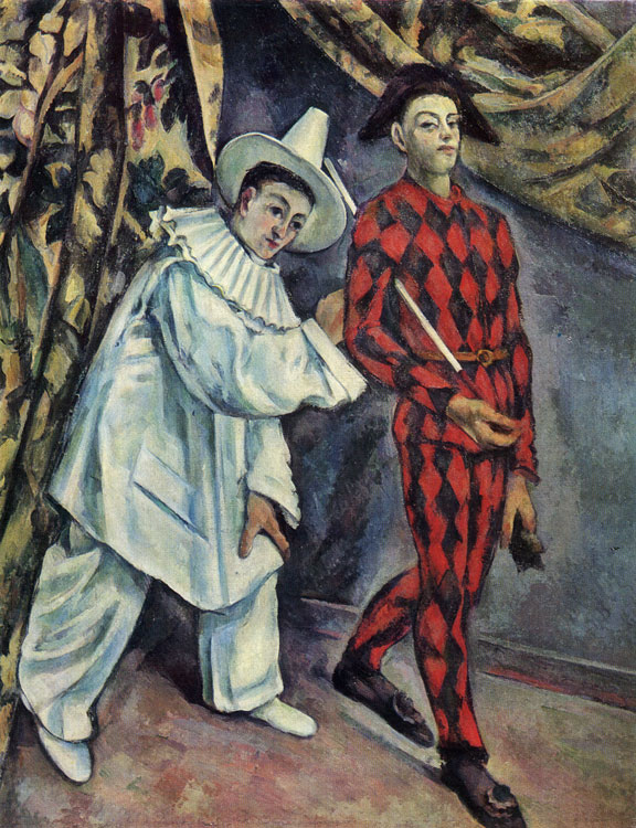 182 MARDI GRAS (PIERROT AND HARLEQUIN)