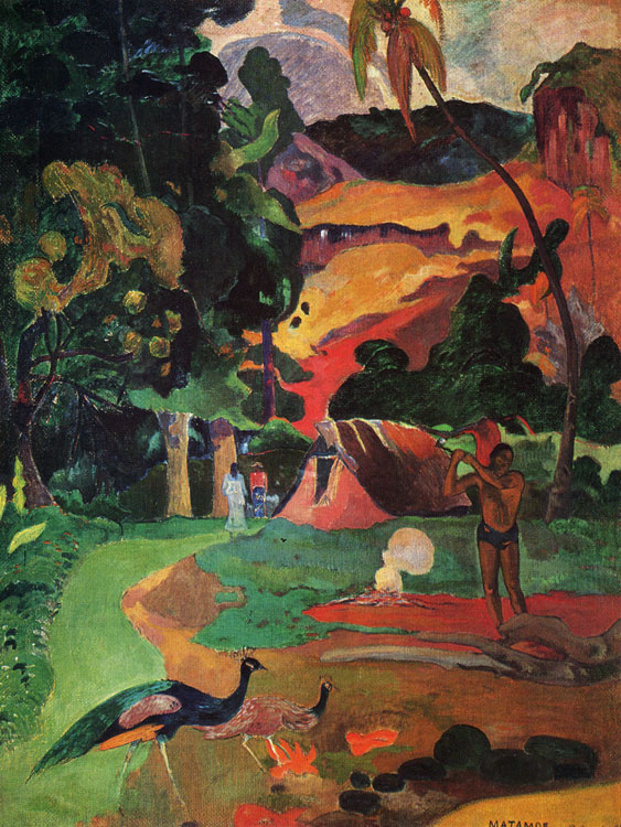 196 LANDSCAPE WITH PEACOCKS. 1892