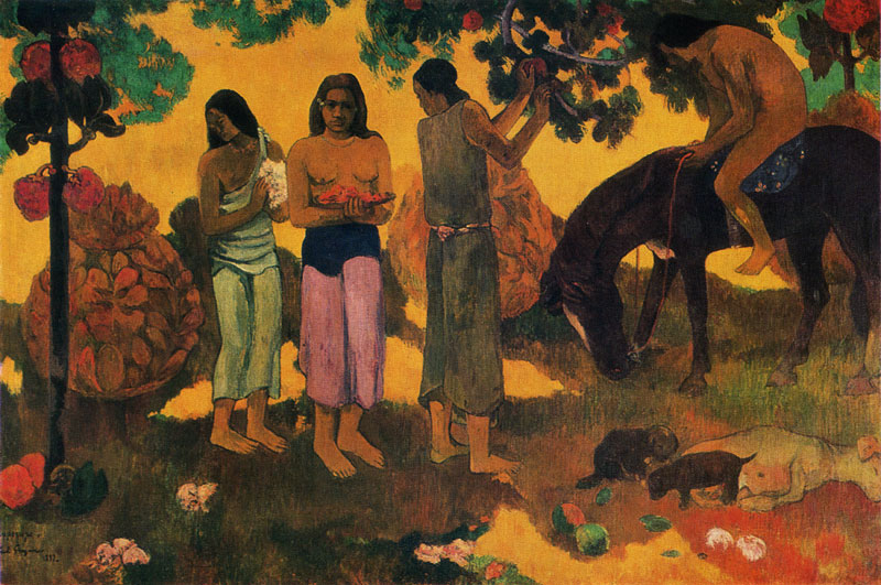 201 GATHERING FRUIT. 1899