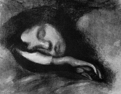 51 HEAD OF A SLEEPING WOMAN