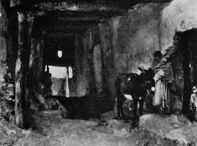 253 INTERIOR OF A HOUSE IN THE DESERT OF SAHARA